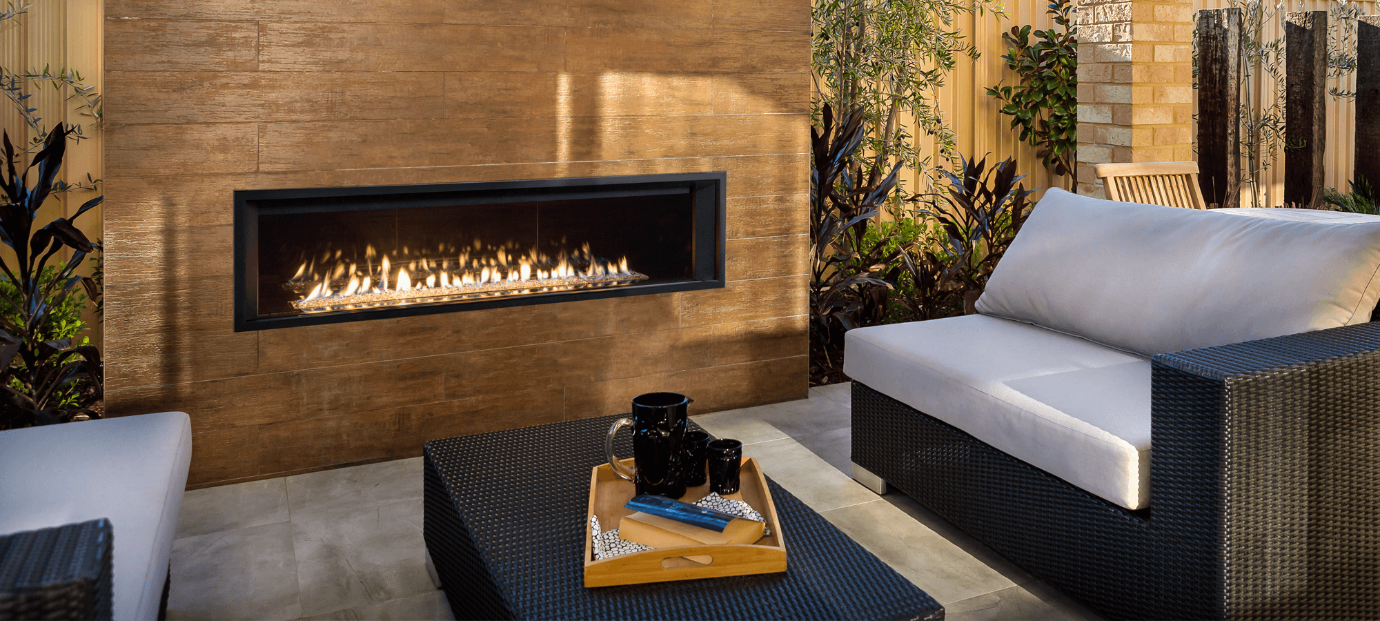 Outdoor Fireplace by Valor
