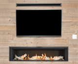 L3 Linear Series shown with Driftwood, 1 Inch Surround and HeatShift System